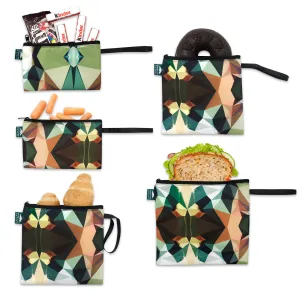 5 Dual Layer Lunch Baggies -(Mosaic Camo)