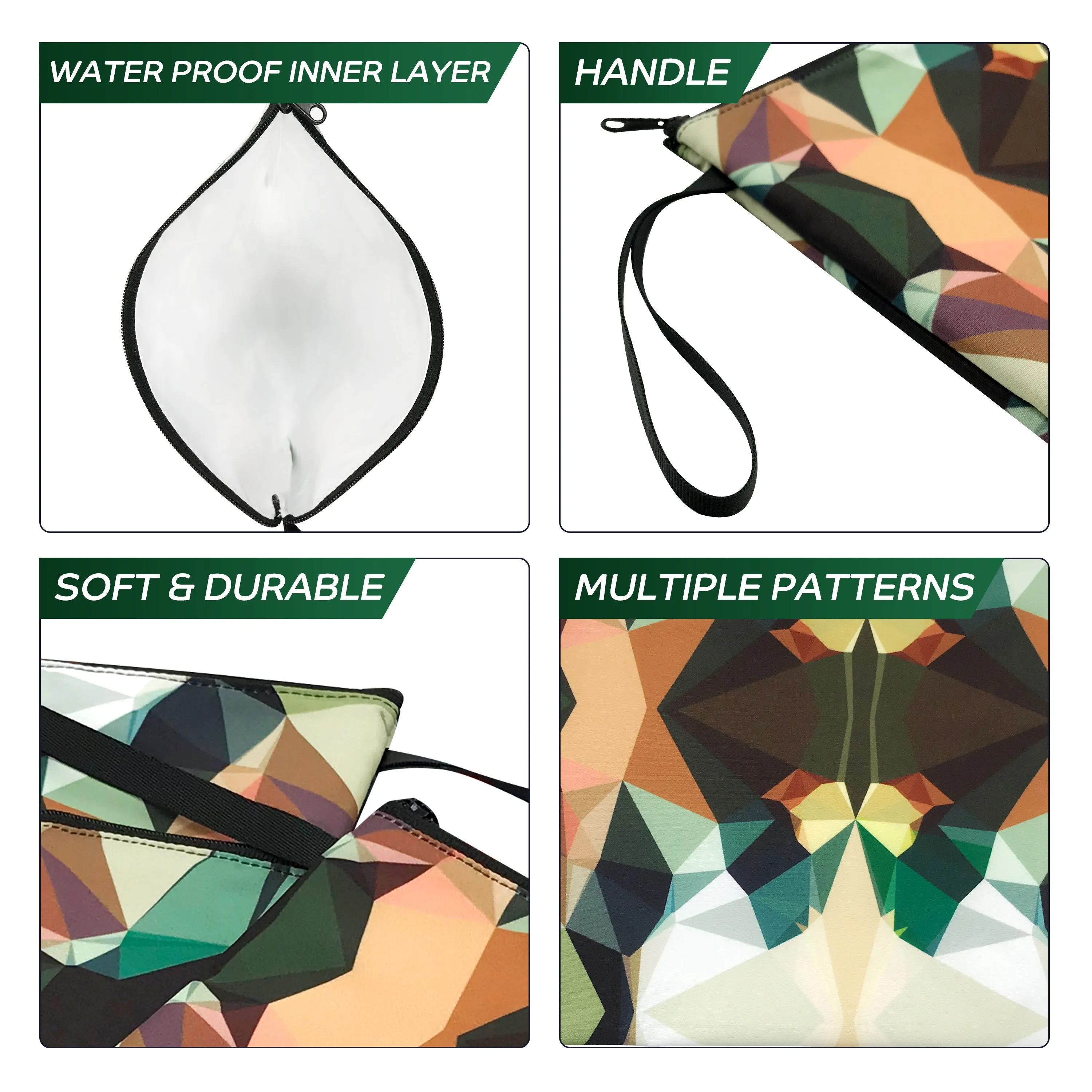 5 Dual Layer Lunch Baggies -(Mosaic Camo)