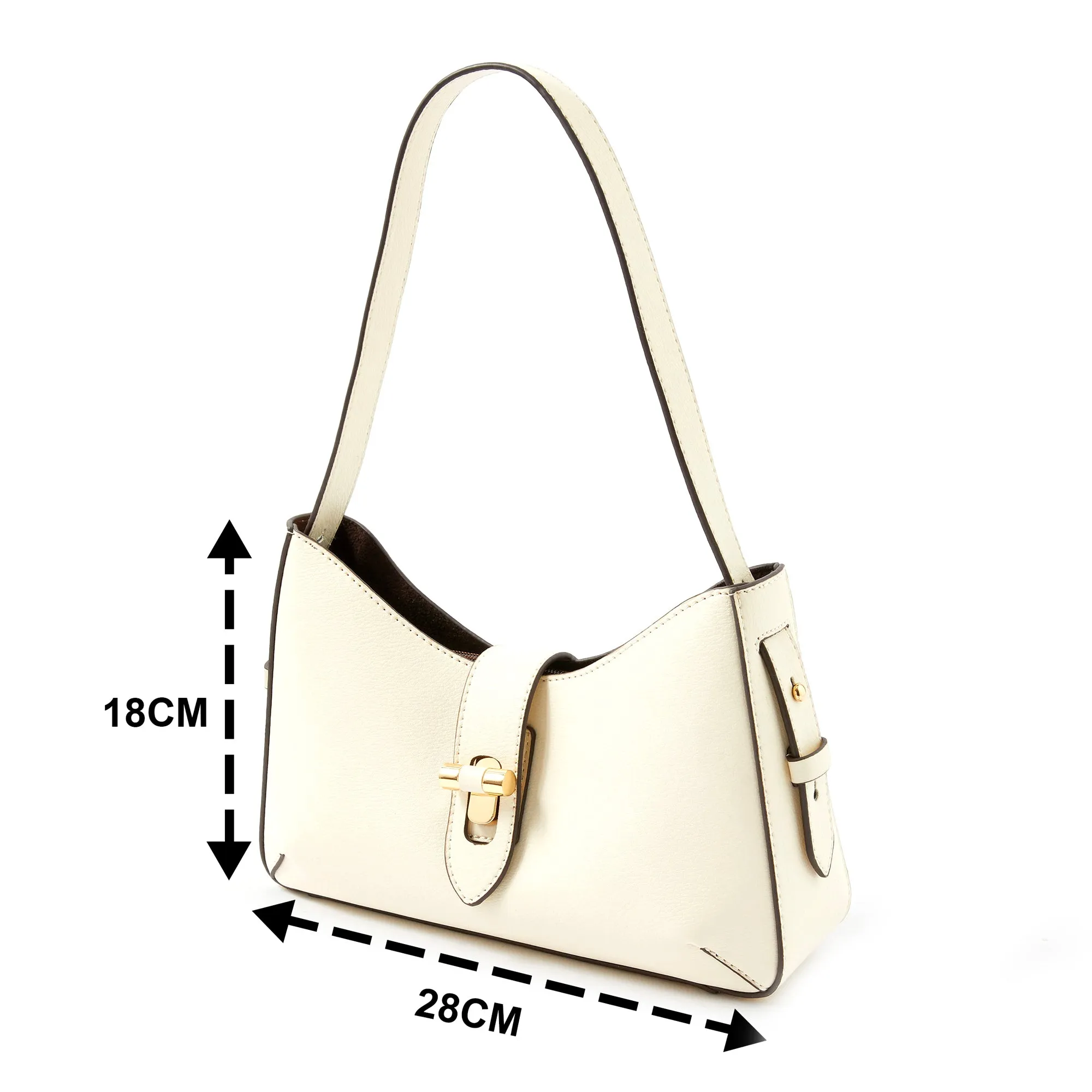 Accessorize London Women's Talia Small Twistlock bag