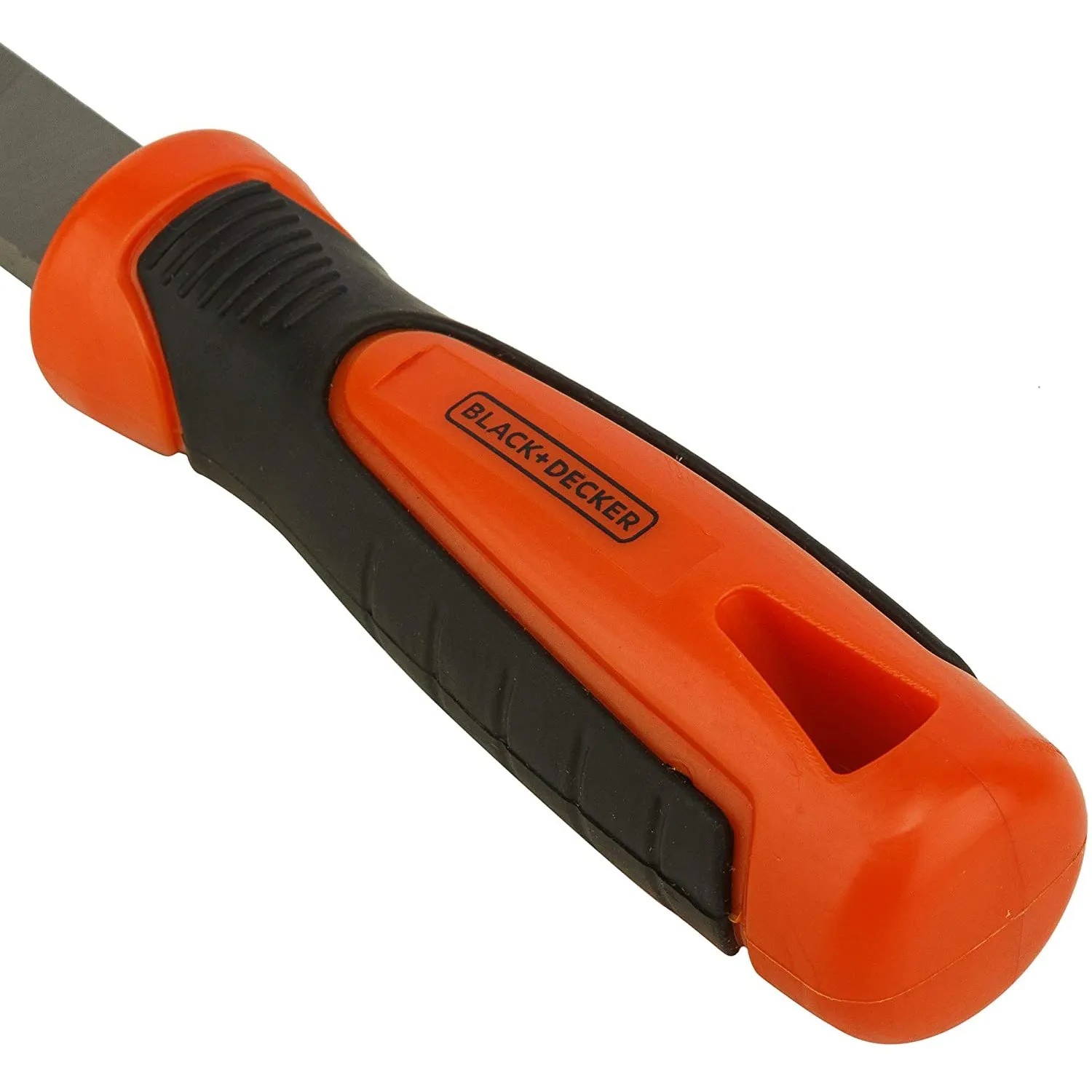 Black Decker 200mm 2nd Cut Steel Flat File for Wood, Metal & Plastic
