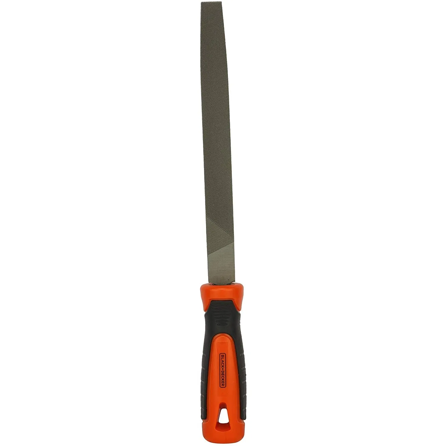 Black Decker 200mm 2nd Cut Steel Flat File for Wood, Metal & Plastic