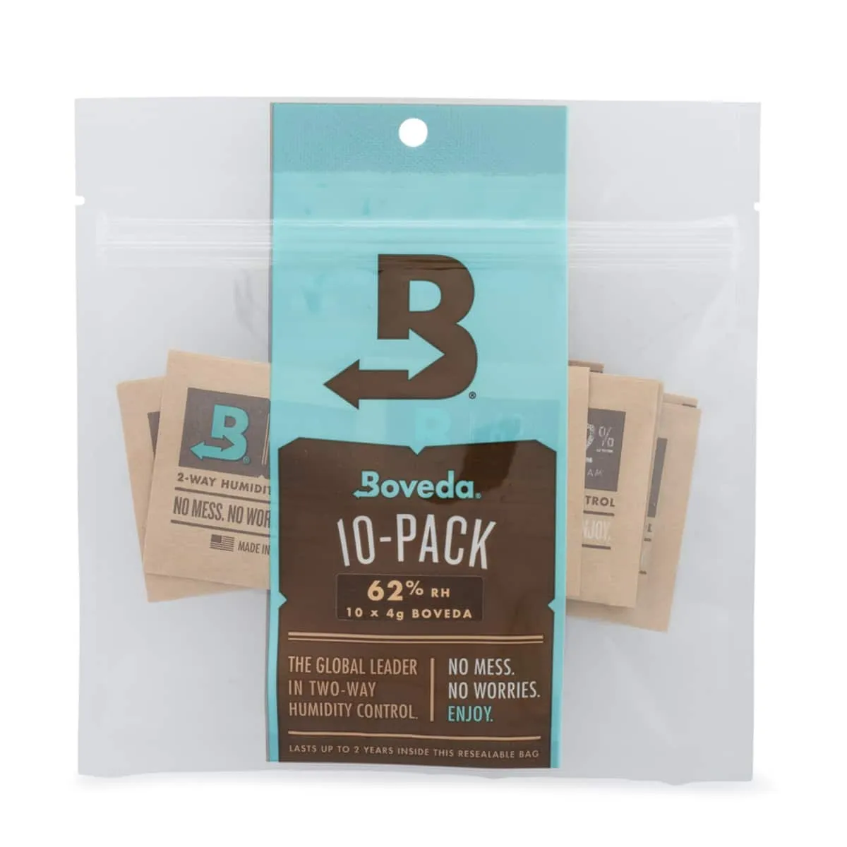 Boveda 62% Humidity Pack Small 4 Gram (10 Count, 50 Count or 125 Count Display)