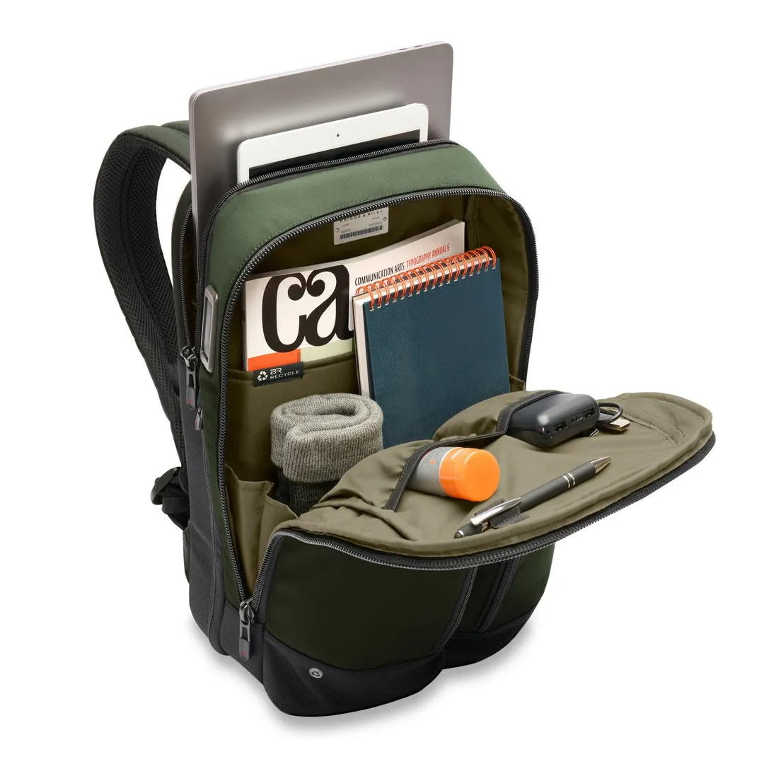 BRIGGS & RILEY HTA SLIM EXPANDABLE BACKPACK