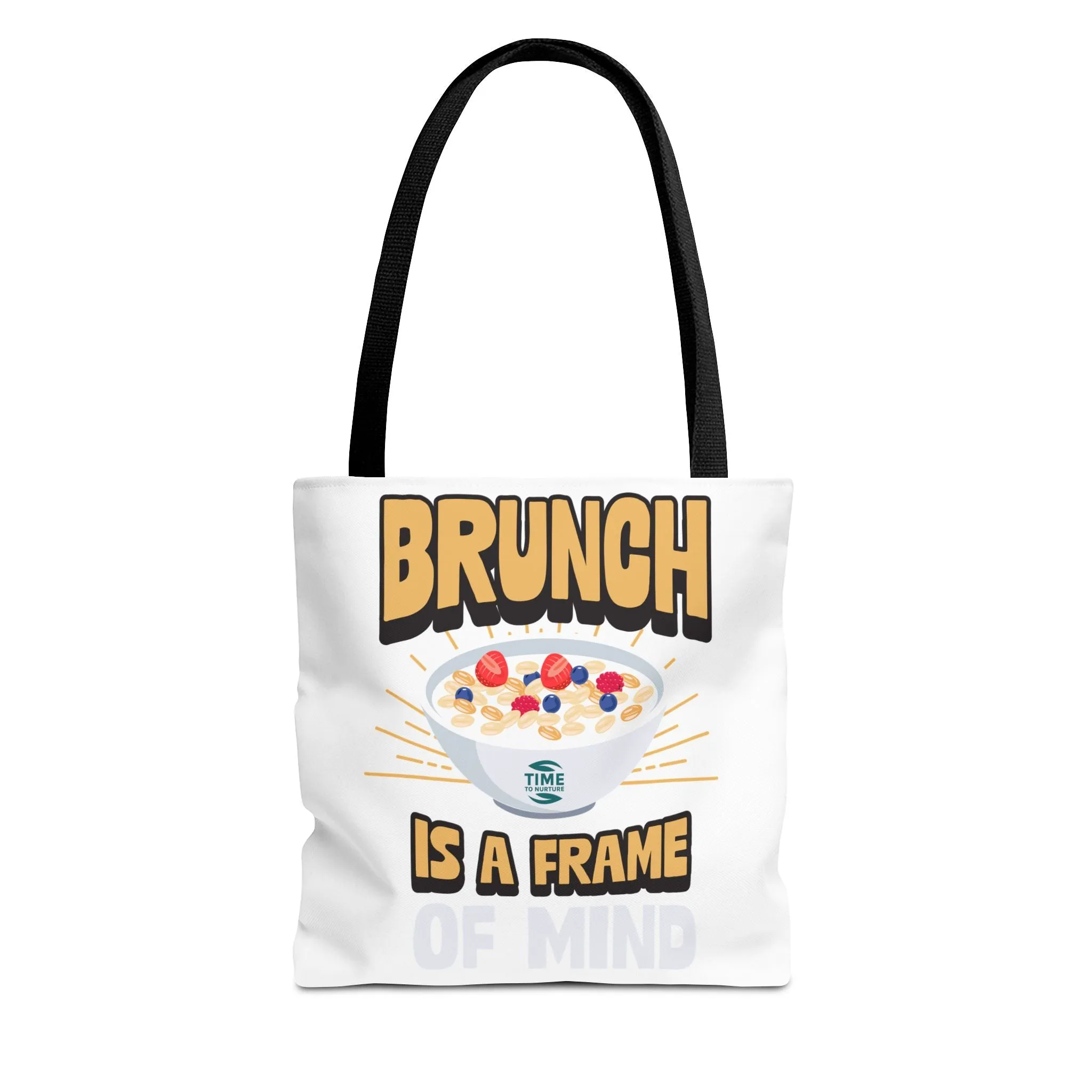 Brunch Vibes Tote Bag, Perfect for Gifts, Foodie Lover, Weekend Getaway, Eco-Friendly Shopping, Fun & Stylish