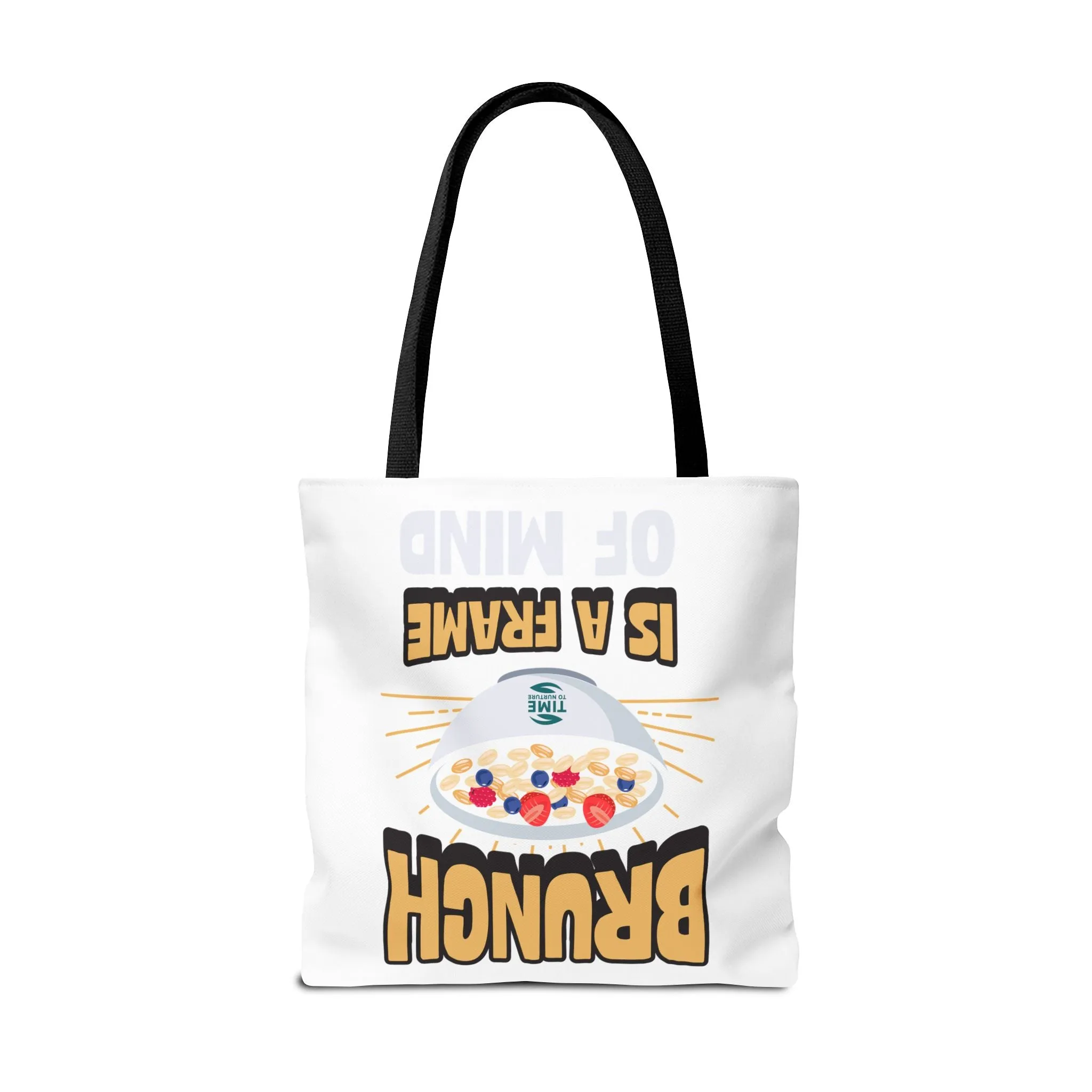Brunch Vibes Tote Bag, Perfect for Gifts, Foodie Lover, Weekend Getaway, Eco-Friendly Shopping, Fun & Stylish