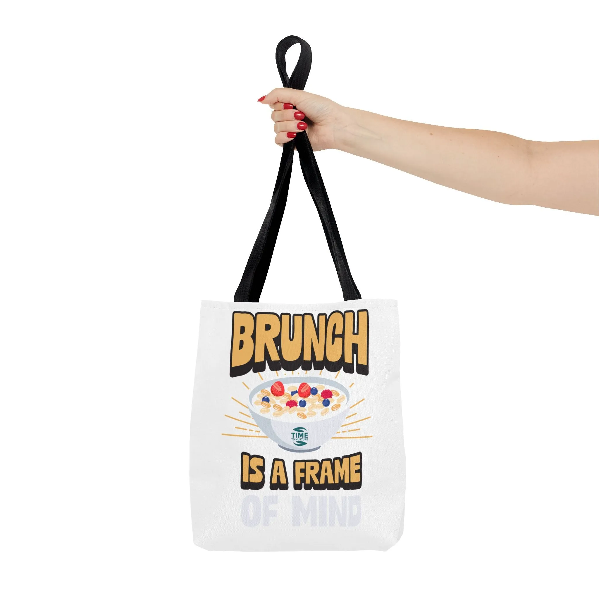 Brunch Vibes Tote Bag, Perfect for Gifts, Foodie Lover, Weekend Getaway, Eco-Friendly Shopping, Fun & Stylish