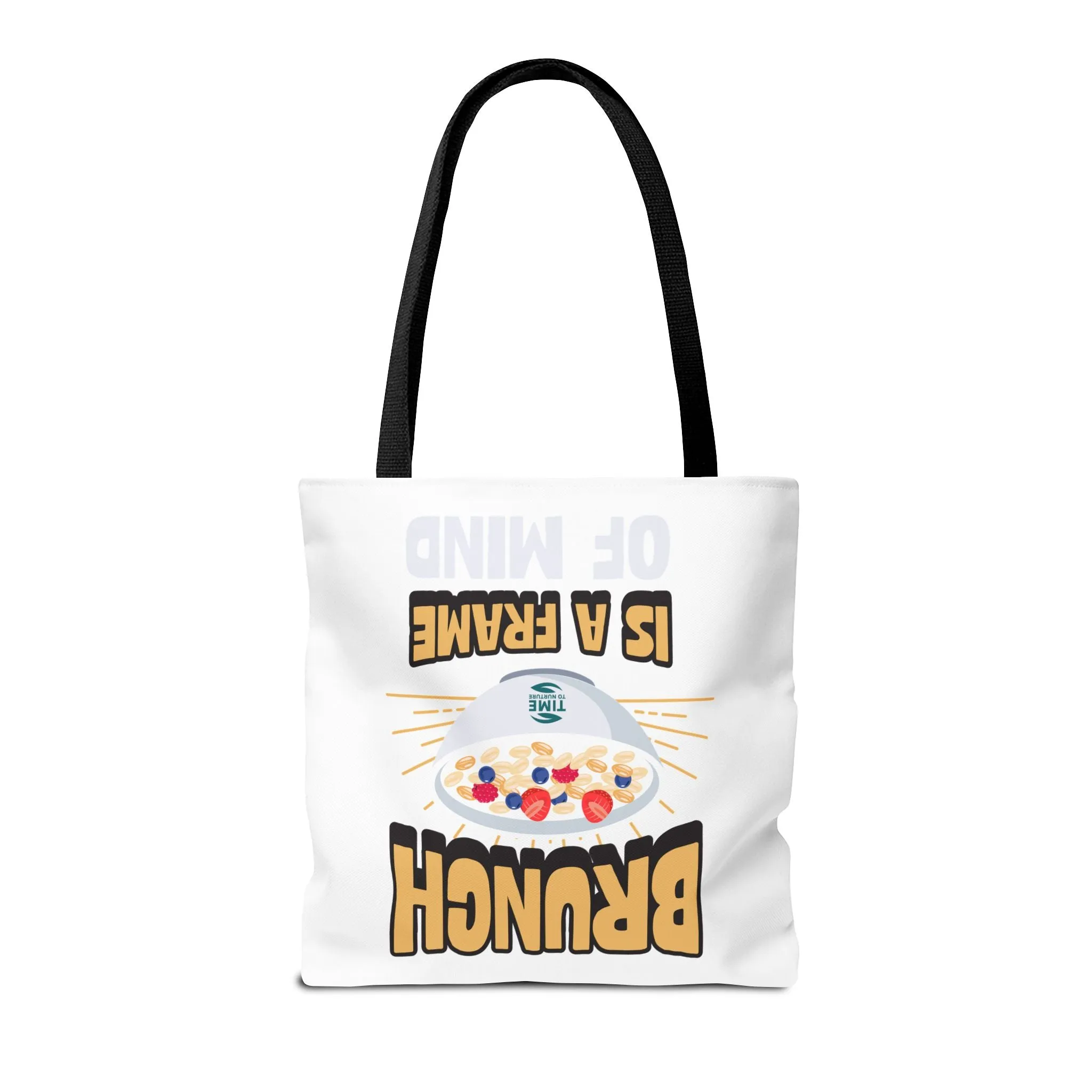 Brunch Vibes Tote Bag, Perfect for Gifts, Foodie Lover, Weekend Getaway, Eco-Friendly Shopping, Fun & Stylish