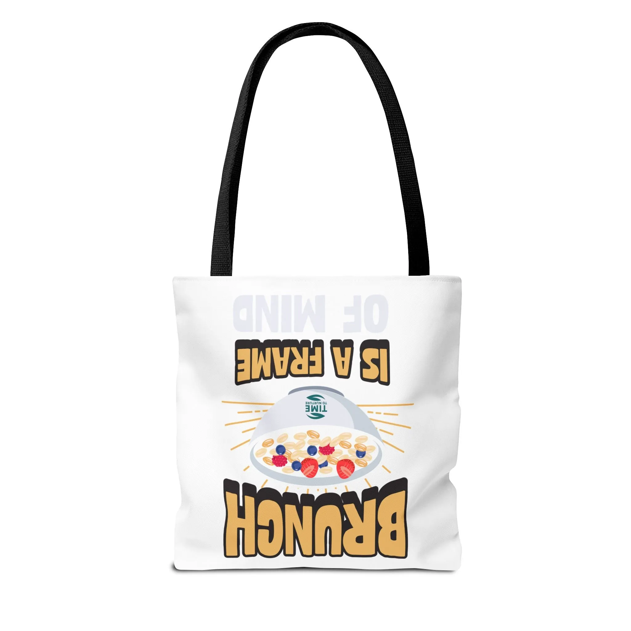 Brunch Vibes Tote Bag, Perfect for Gifts, Foodie Lover, Weekend Getaway, Eco-Friendly Shopping, Fun & Stylish