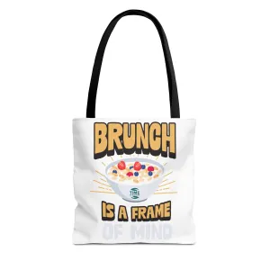 Brunch Vibes Tote Bag, Perfect for Gifts, Foodie Lover, Weekend Getaway, Eco-Friendly Shopping, Fun & Stylish