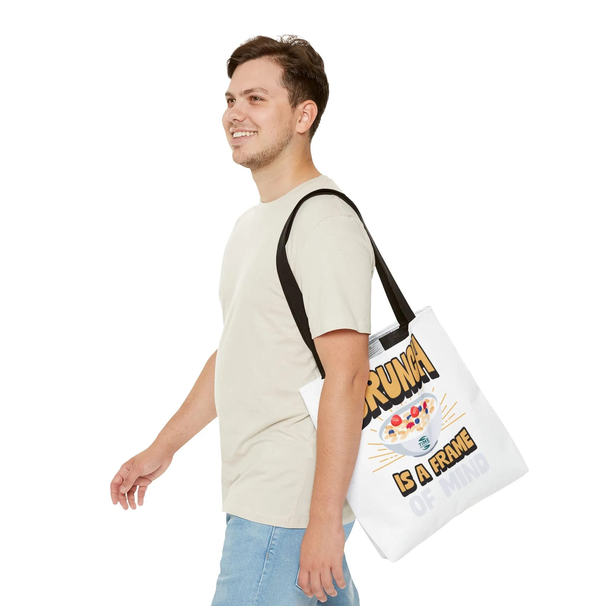 Brunch Vibes Tote Bag, Perfect for Gifts, Foodie Lover, Weekend Getaway, Eco-Friendly Shopping, Fun & Stylish