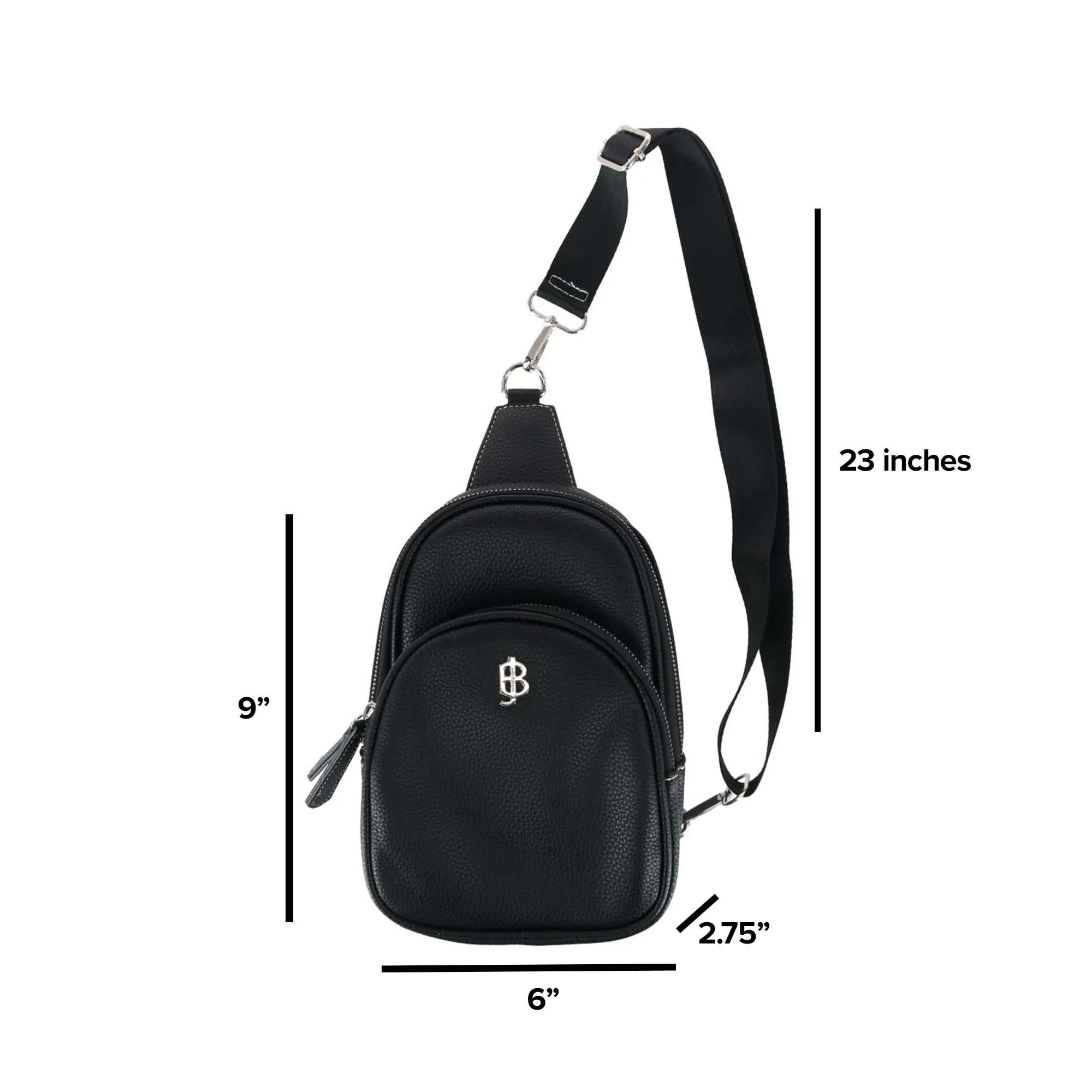 Buxton Women's Vegan Leather Sling Bag