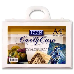 Carry File - A4  Plastic Carry Portfolio