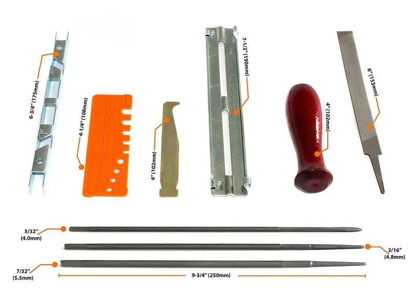 Chainsaw Chain Sharpener File Sharpening Kit for Stihl and More