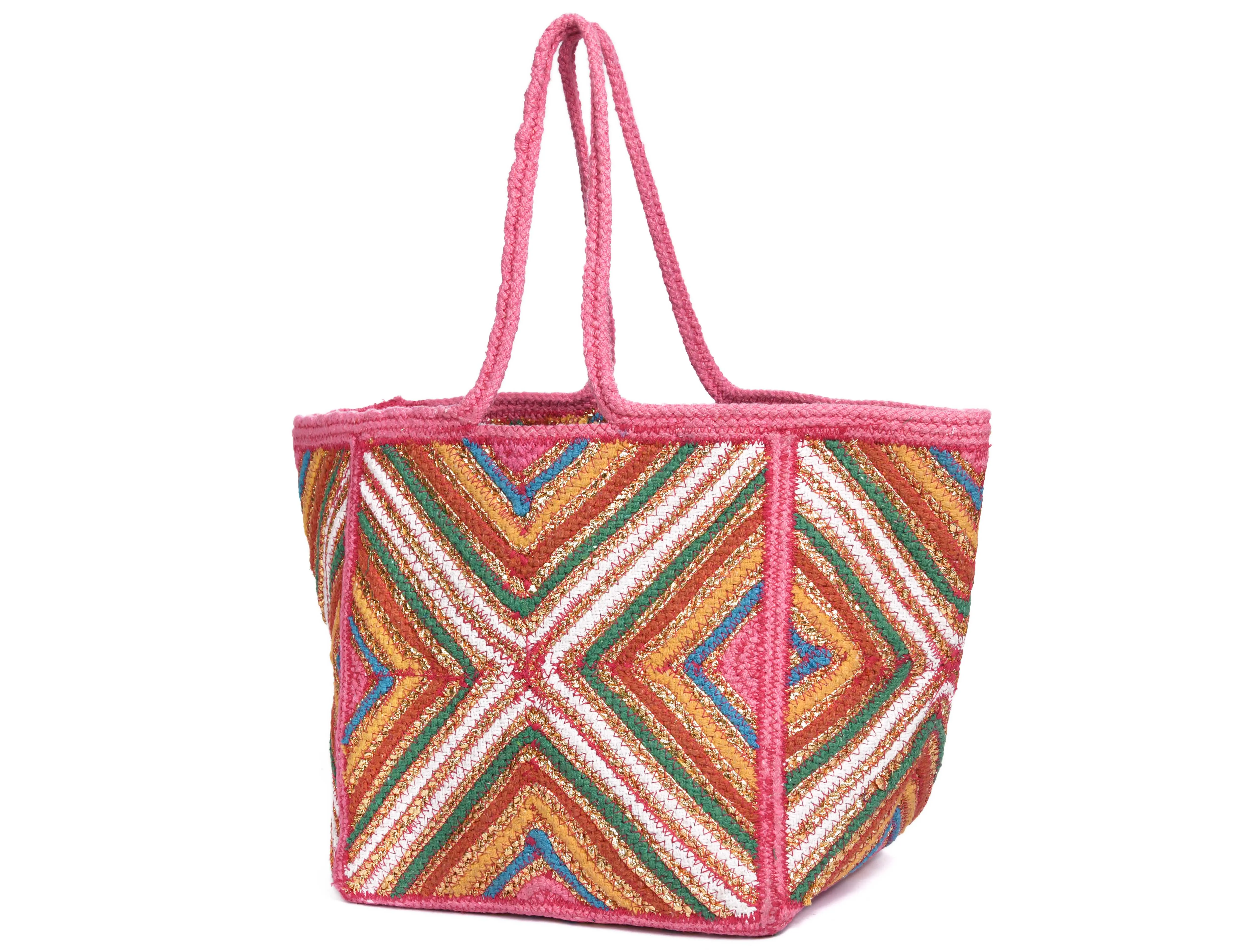 Chic Charm Jute Tote Bags | LB-699