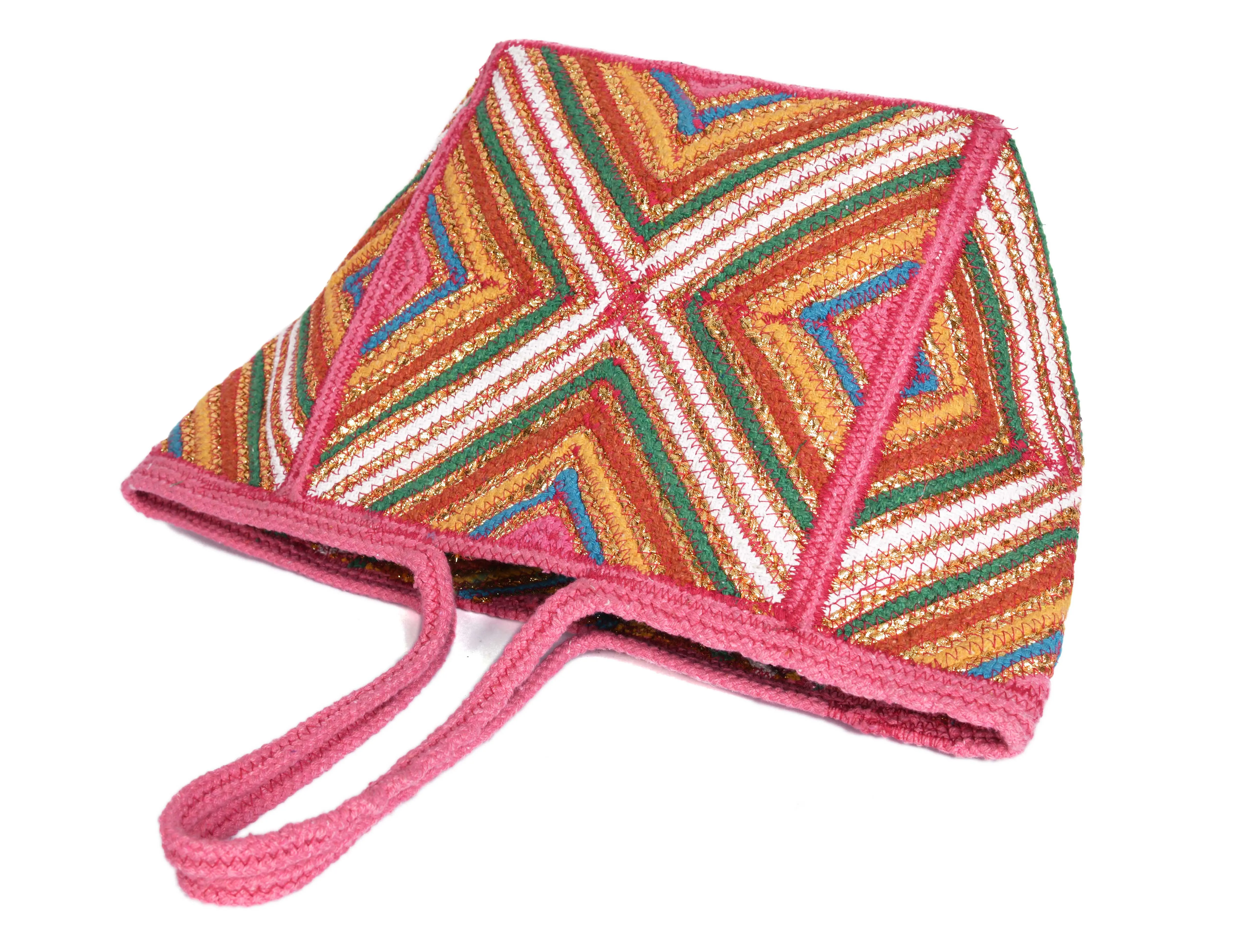 Chic Charm Jute Tote Bags | LB-699