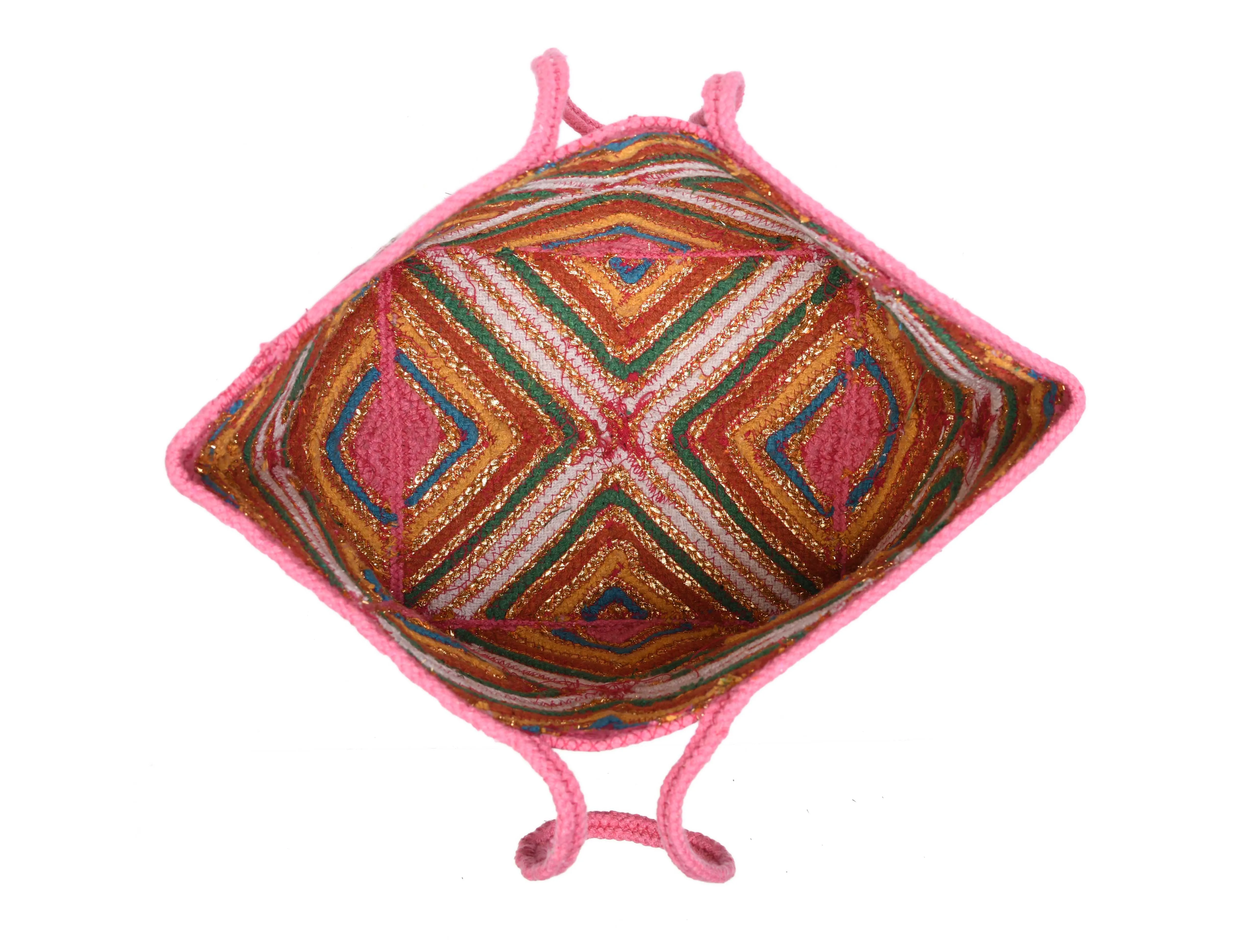 Chic Charm Jute Tote Bags | LB-699