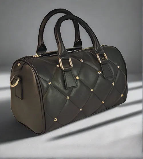 Cielo Studded Barrel Bag