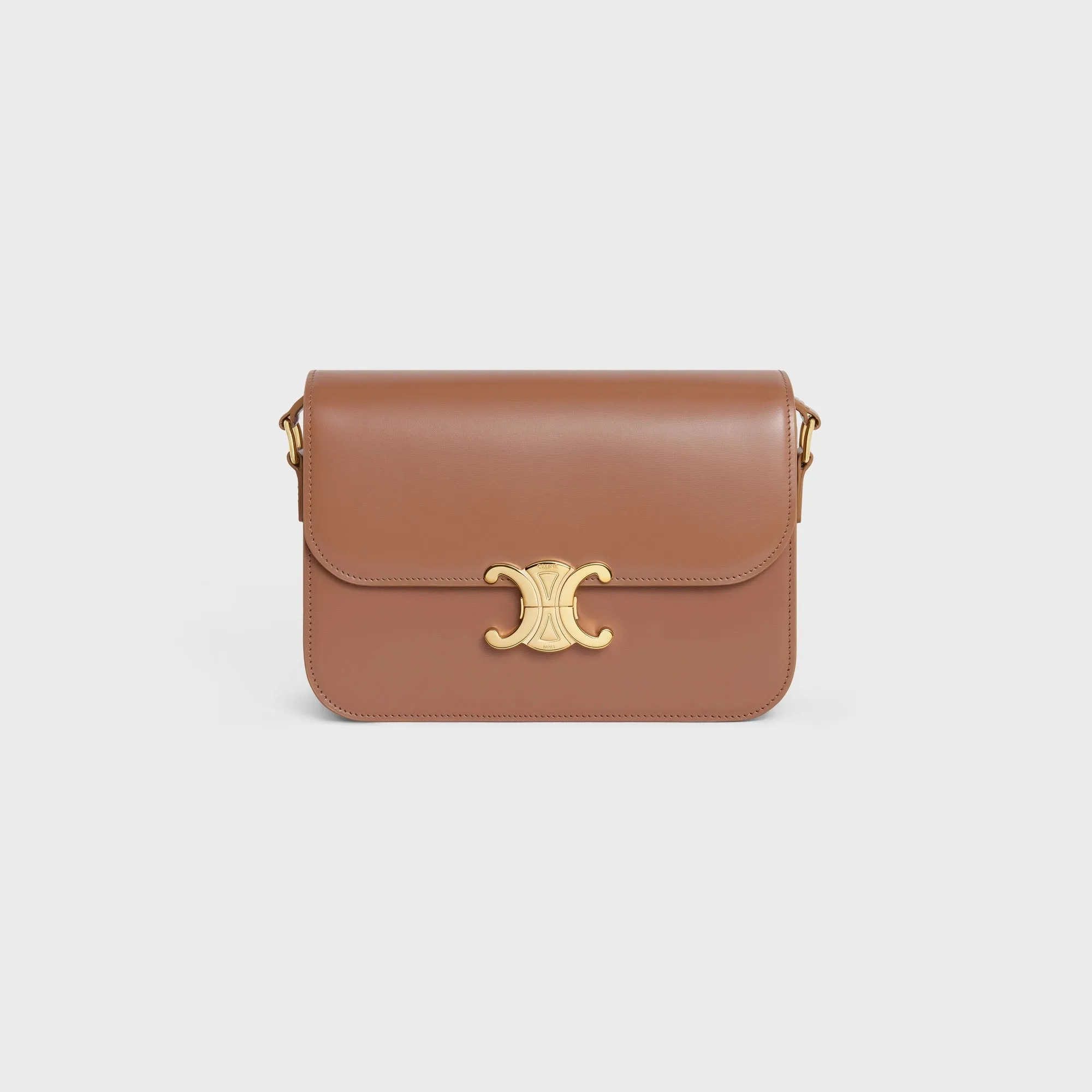 Classique Triomphe Bag In Shiny Calfskin