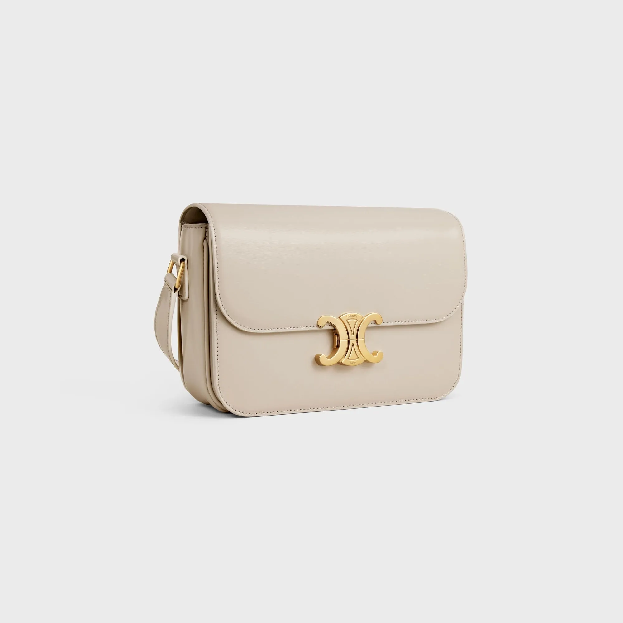 Classique Triomphe Bag In Shiny Calfskin