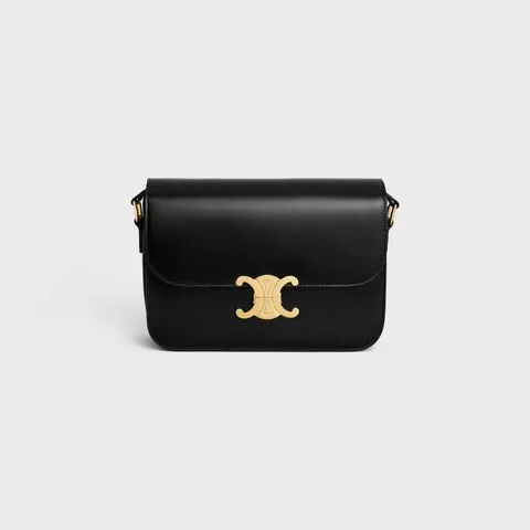 Classique Triomphe Bag In Shiny Calfskin