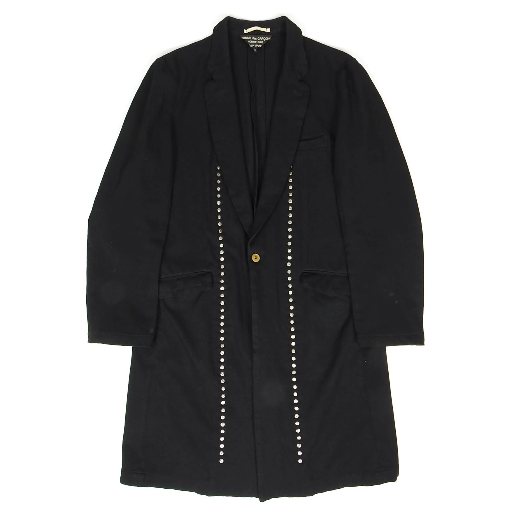 Comme Des Garçons Evergreen AD2008 Studded Coat Size XL