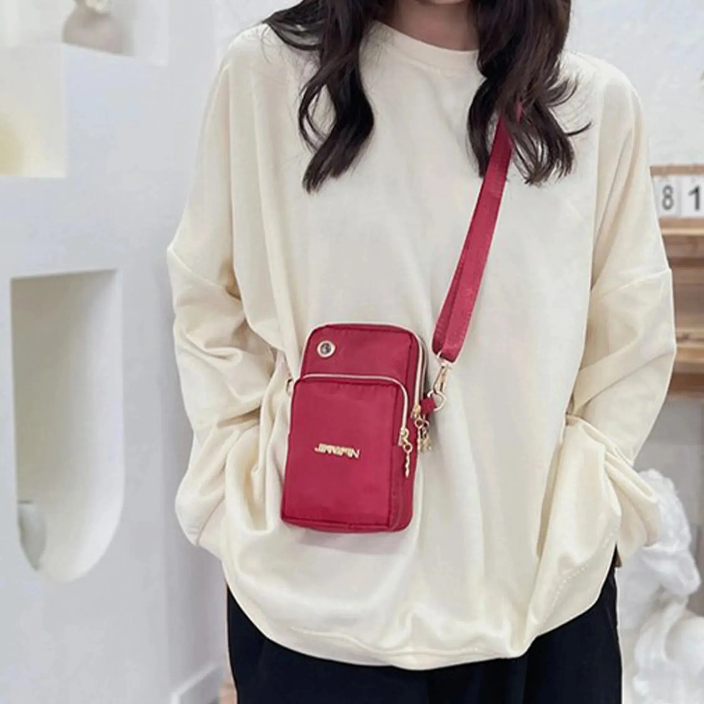 Crossbody Mini Bag, Mobile Phone Bag New Fashion Mom Coin Bag, Many Colors Available