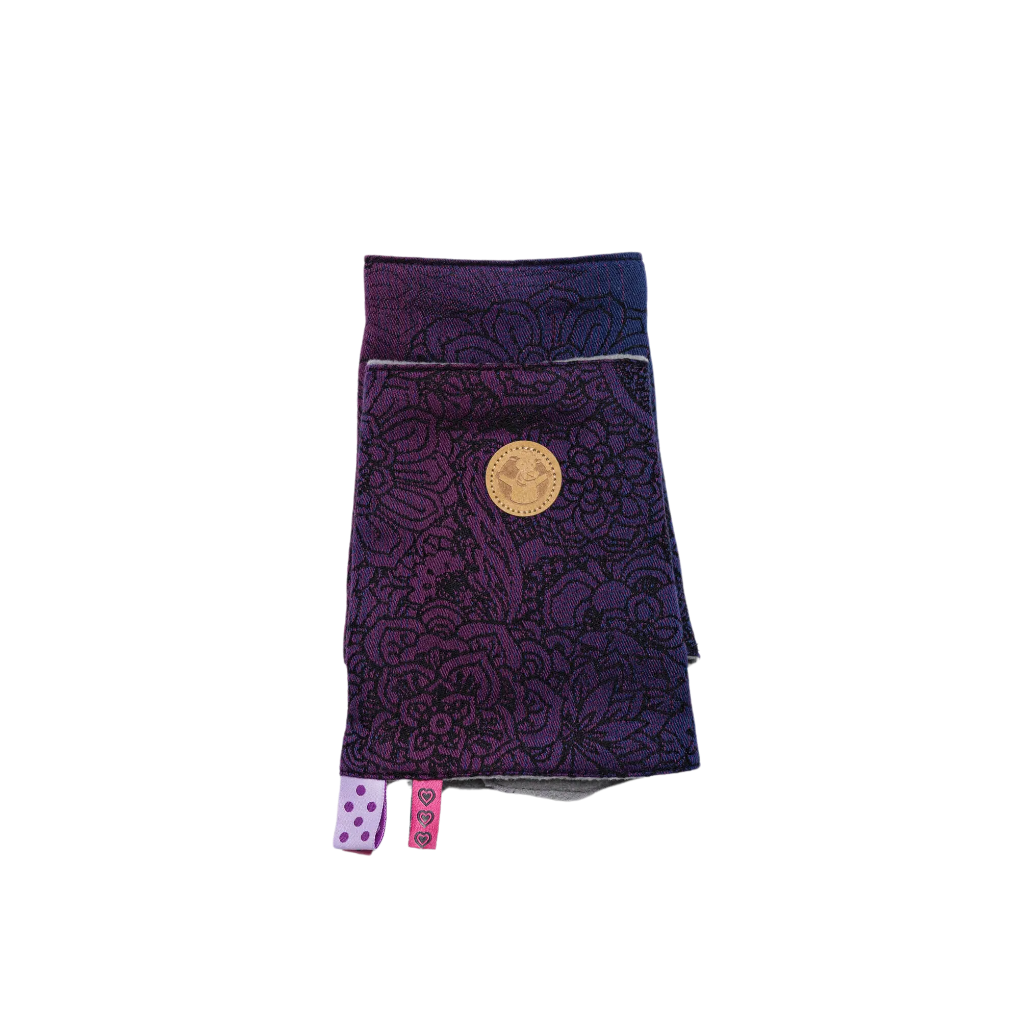 Drool Pads & Reach Strap Set - Wild Wine - Bouquet