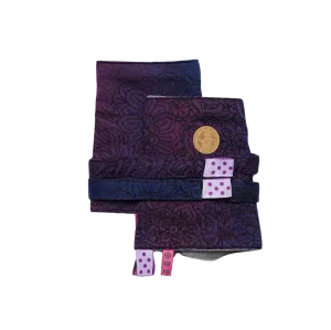 Drool Pads & Reach Strap Set - Wild Wine - Bouquet