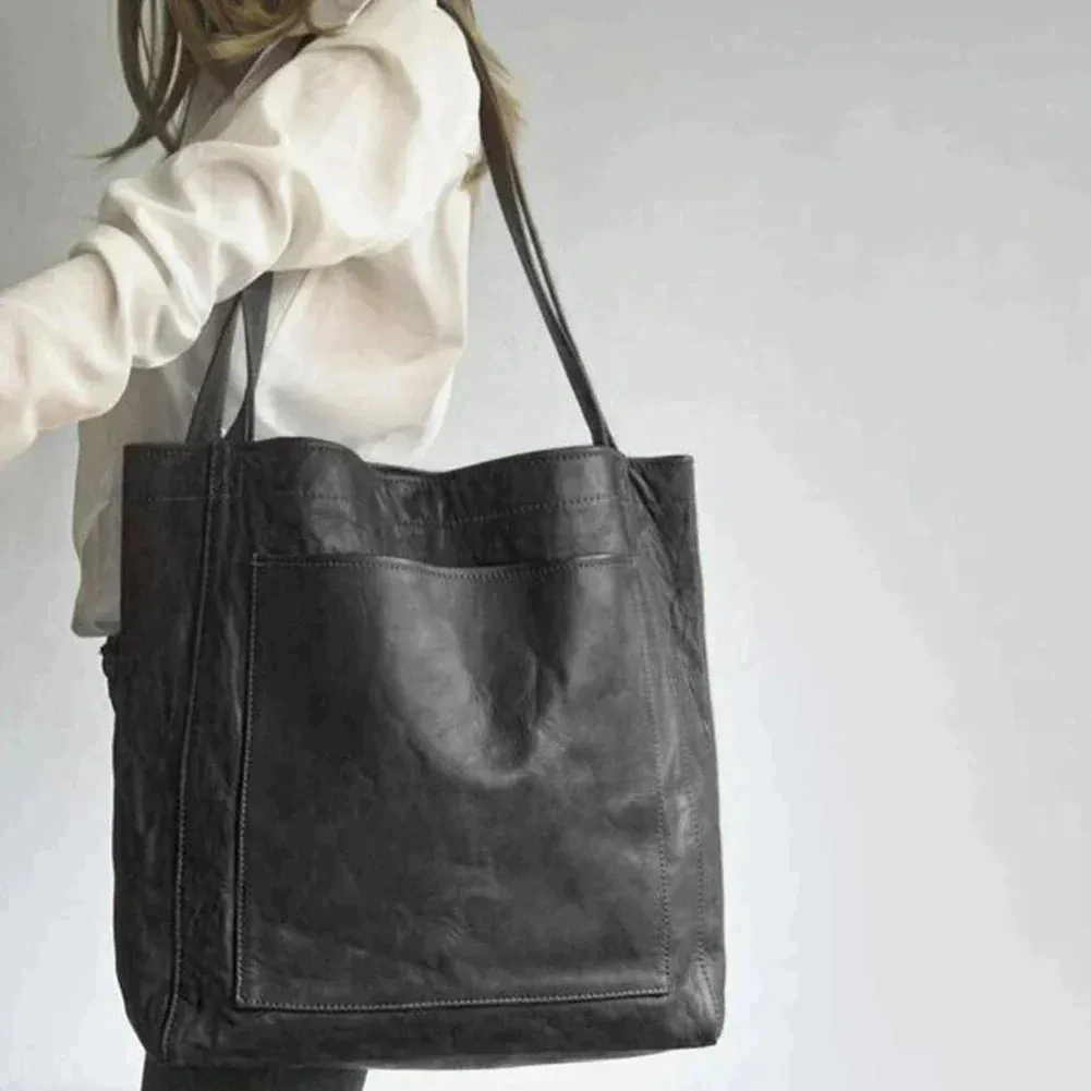 Eevi | Vrouwen Fashion Zacht PU Lederen Schoudertas Grote Capaciteit