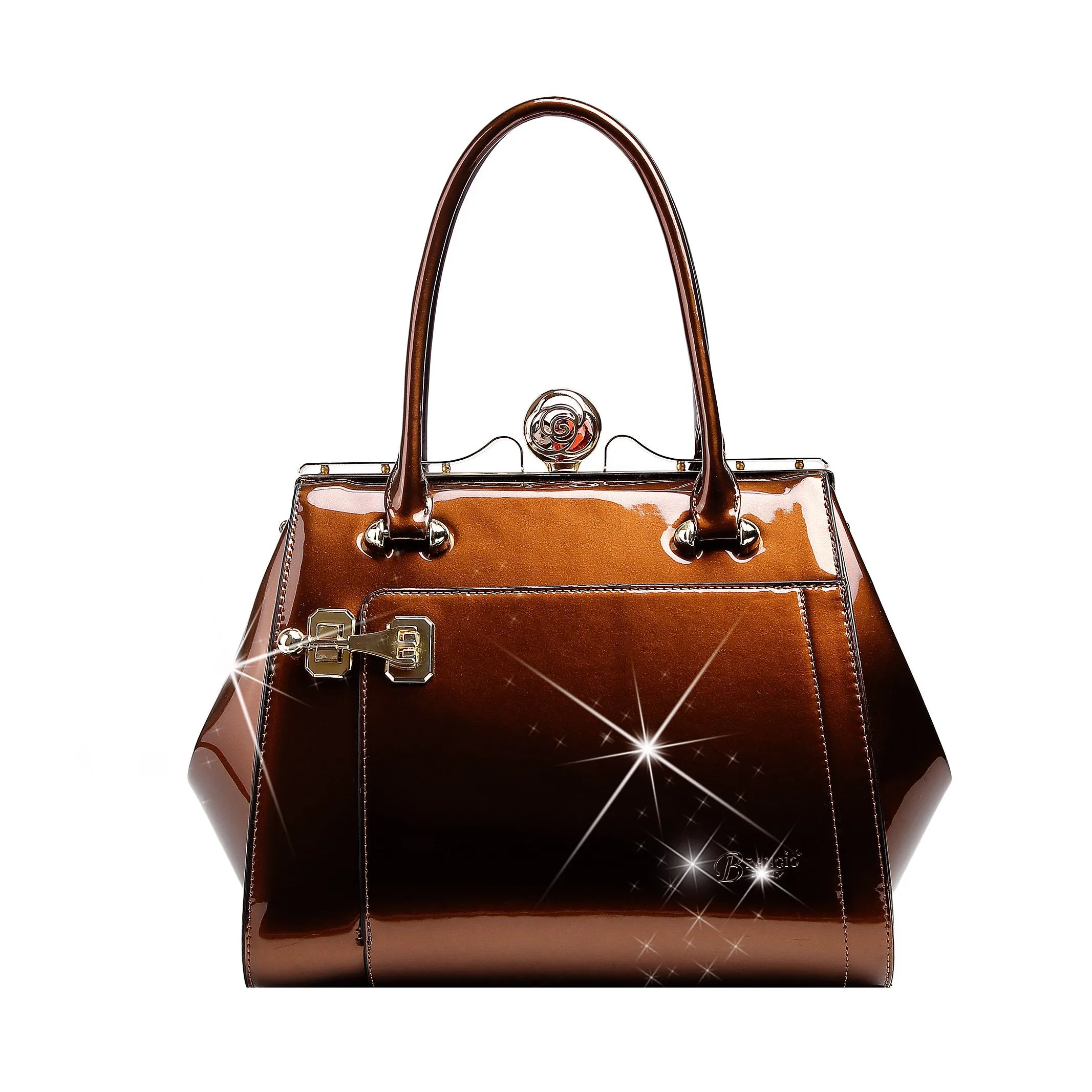 Euro Moda Top Handle Handbag [KB8104]