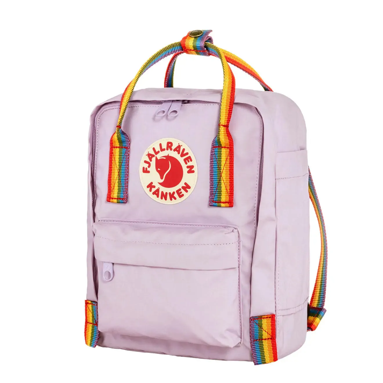 Fjallraven Kanken Rainbow Mini Pastel Lavender-Rainbow