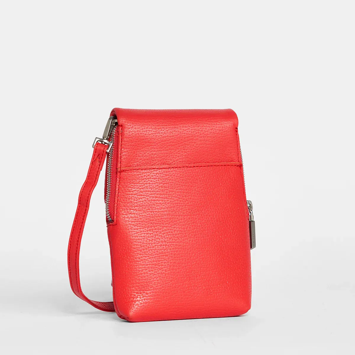 Hammitt VIP Mobile Lighthouse Red/Brushed Silver
