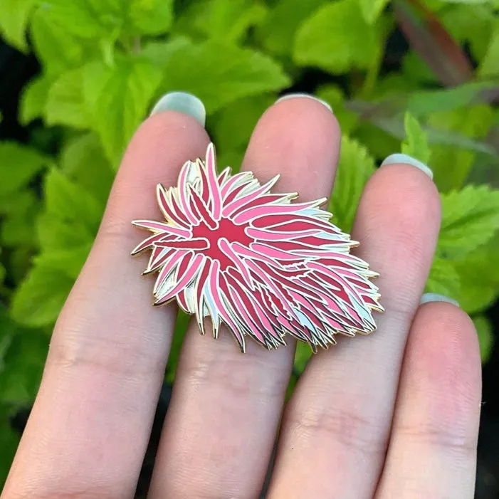 Hopkins' Rose Nudibranch Pin