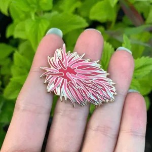 Hopkins' Rose Nudibranch Pin