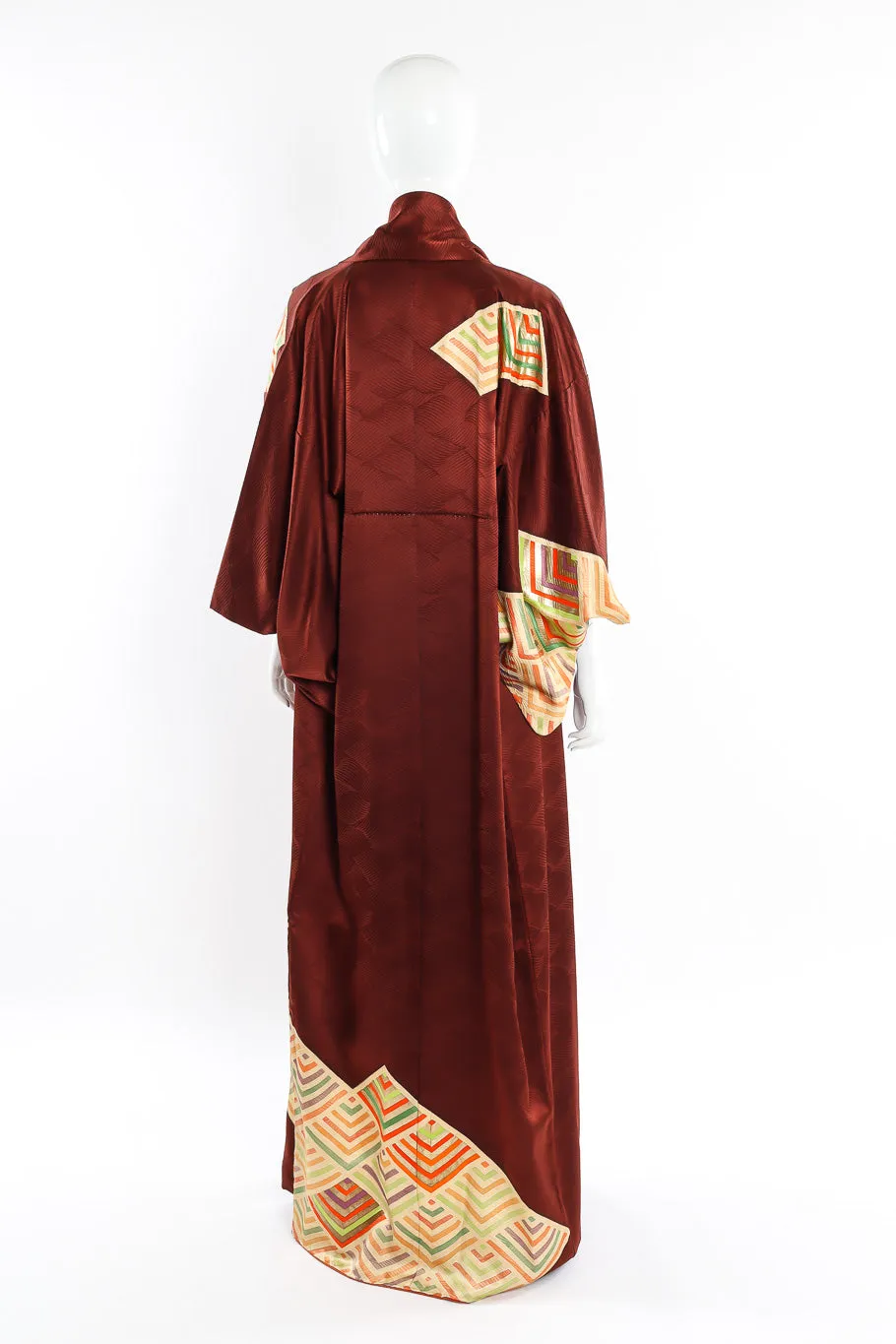 Japanese Embossed Silk Kimono
