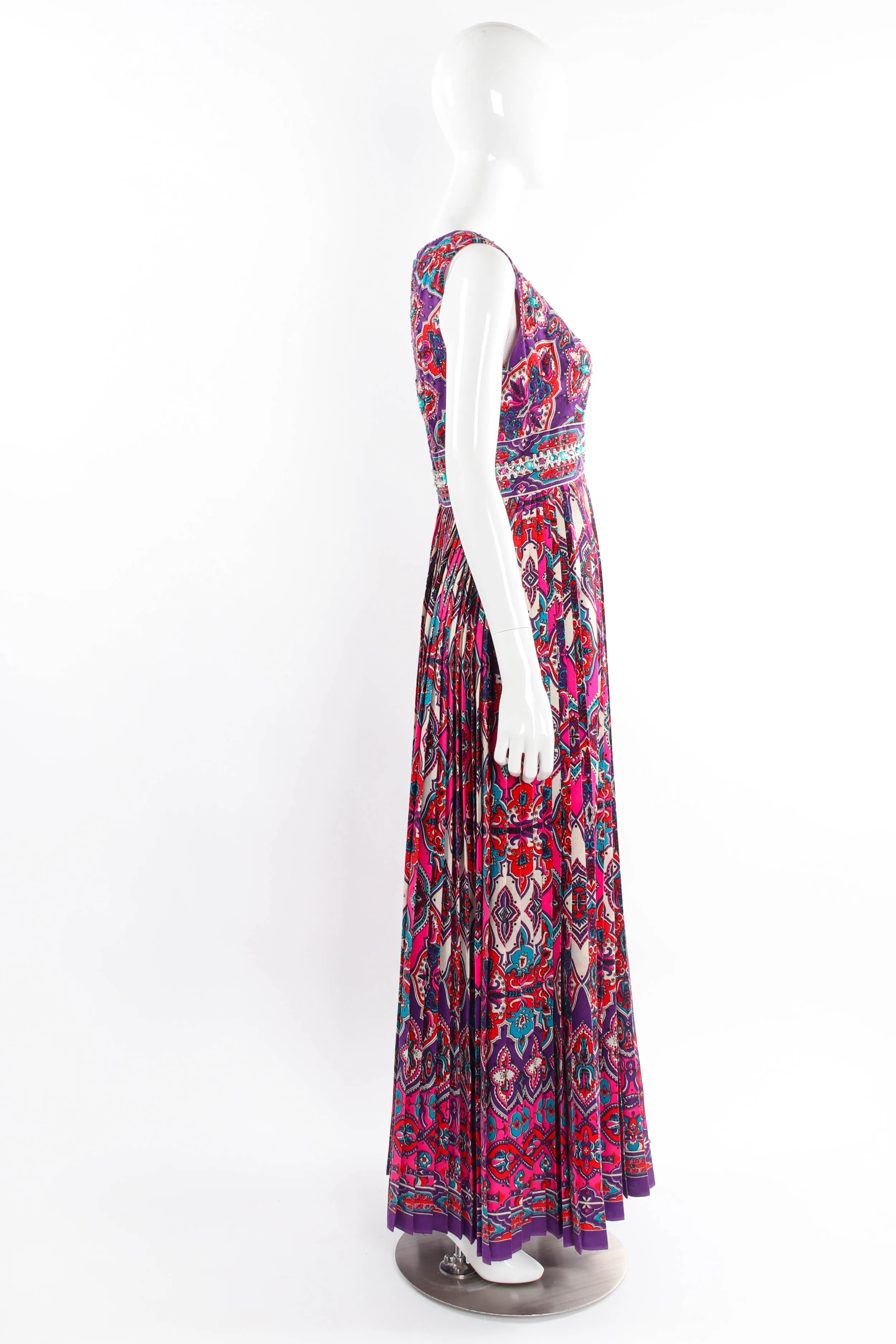 Jeweled & Studded Botanical Jumpsuit