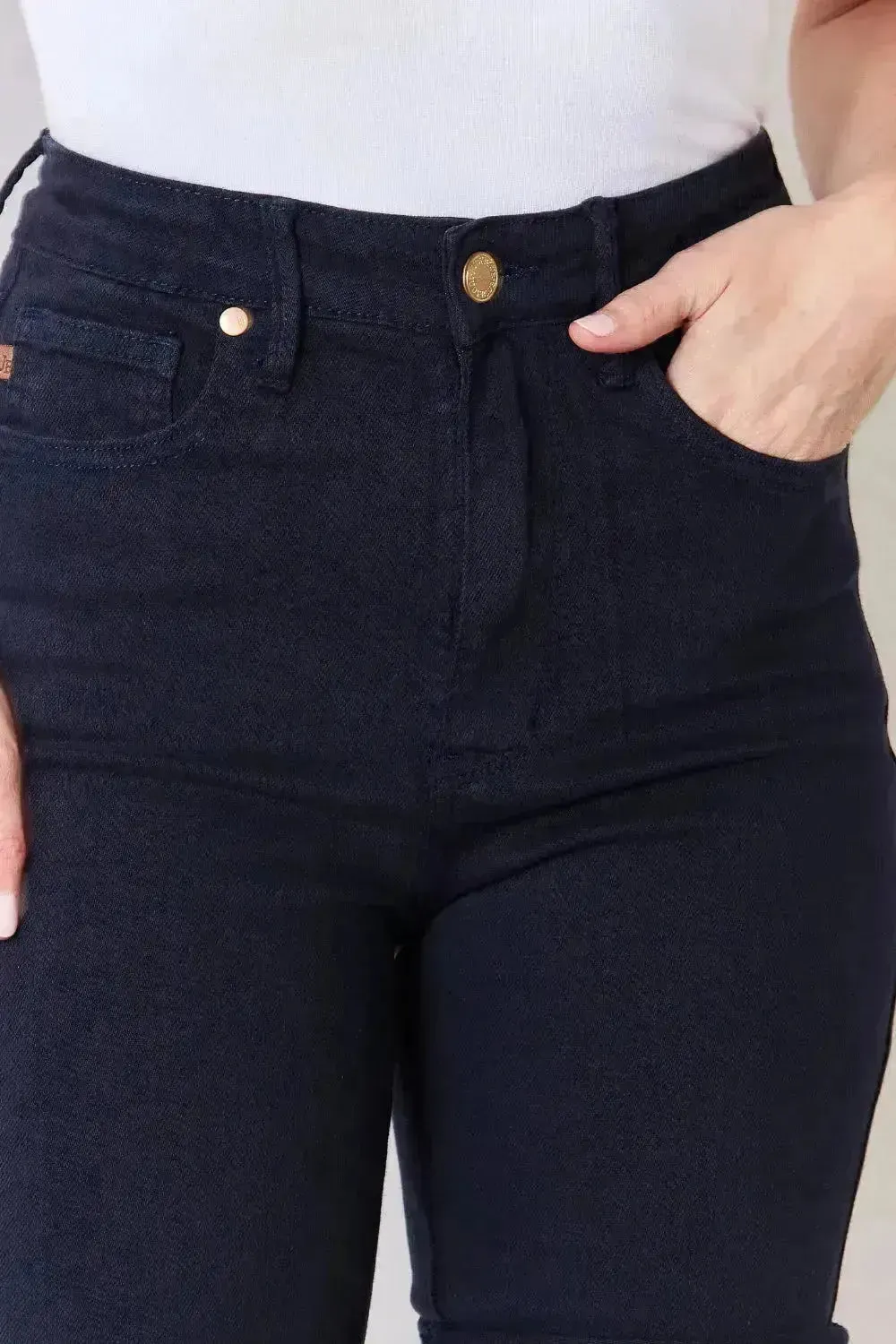 Judy Blue Bermuda Shorts - High Waist Tummy Control Cotton