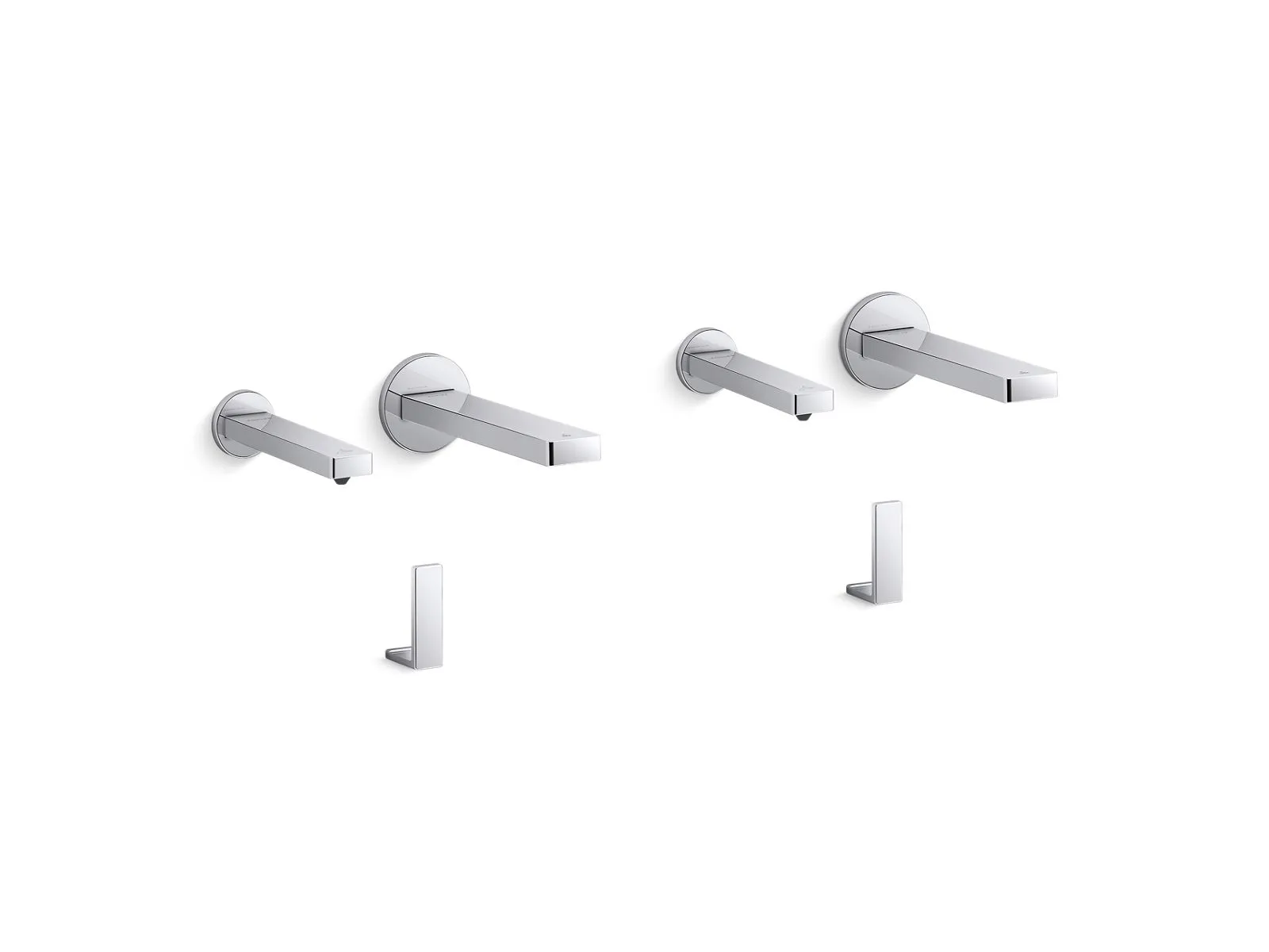 KOHLER K-181025-BC1 Composed Touchless lavatory faucets and soap dispensers with Kinesis sensor technology, AC-powered, 0.5 gpm