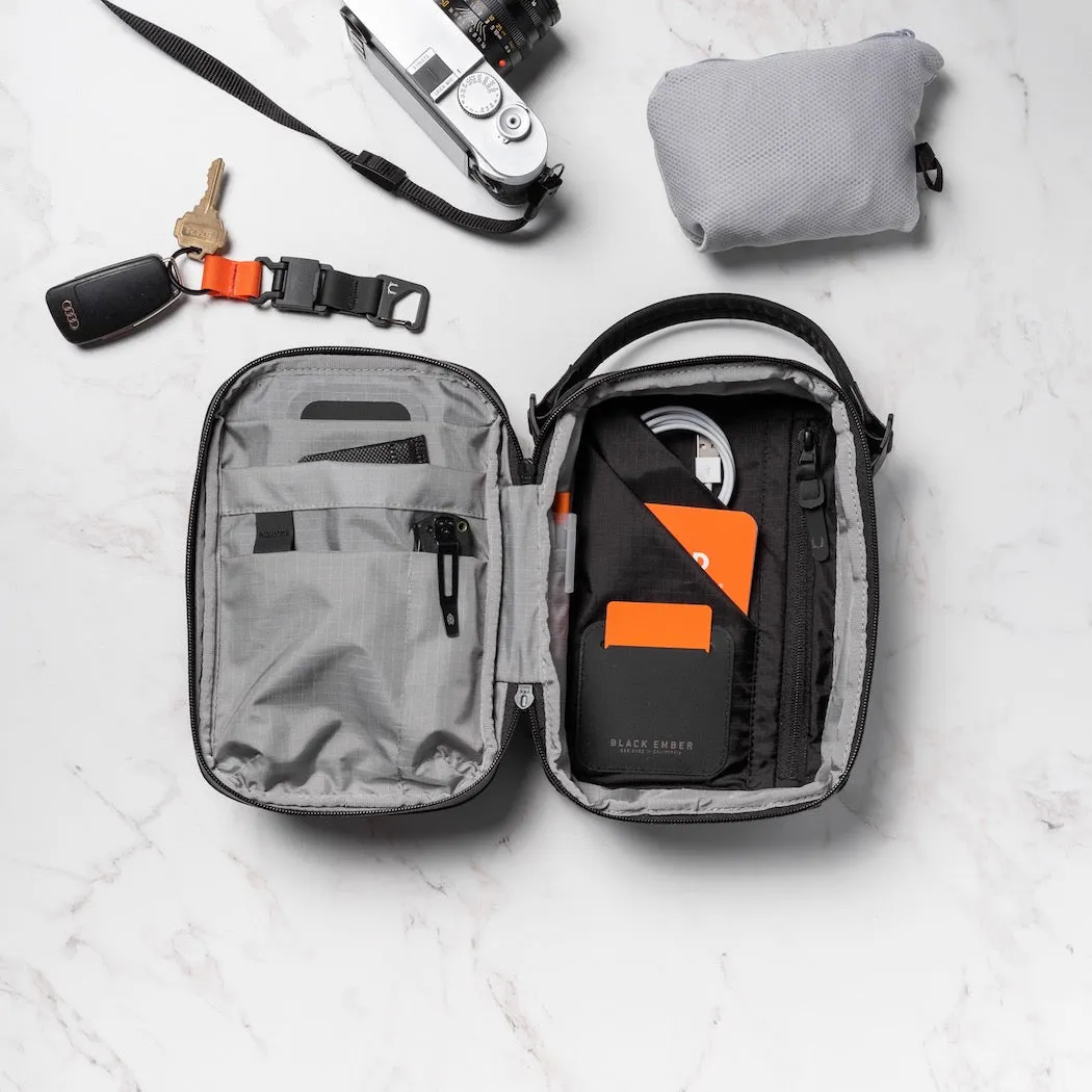 Kompak 5L Crossbody Bag - Black Ember