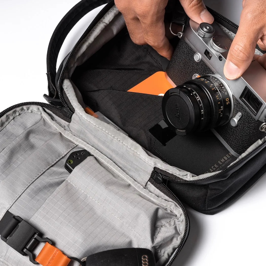Kompak 5L Crossbody Bag - Black Ember