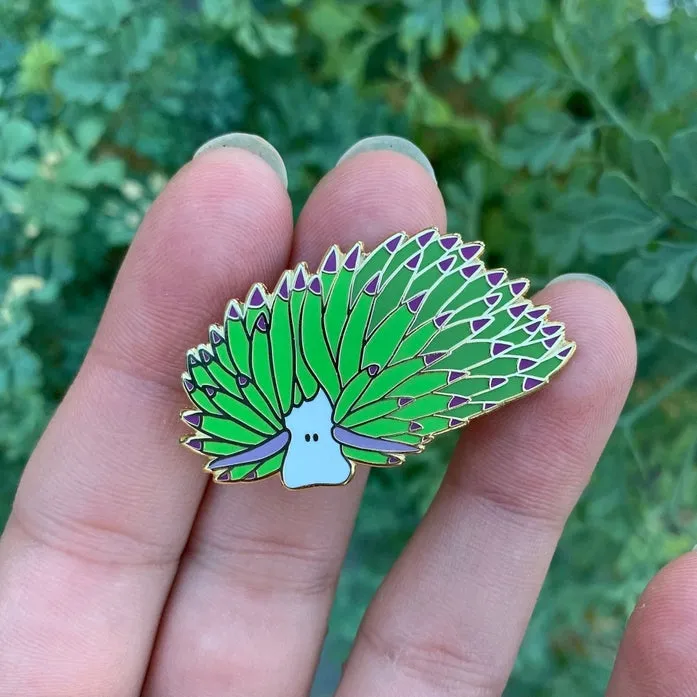 Leaf Sheep Sea Slug Pin