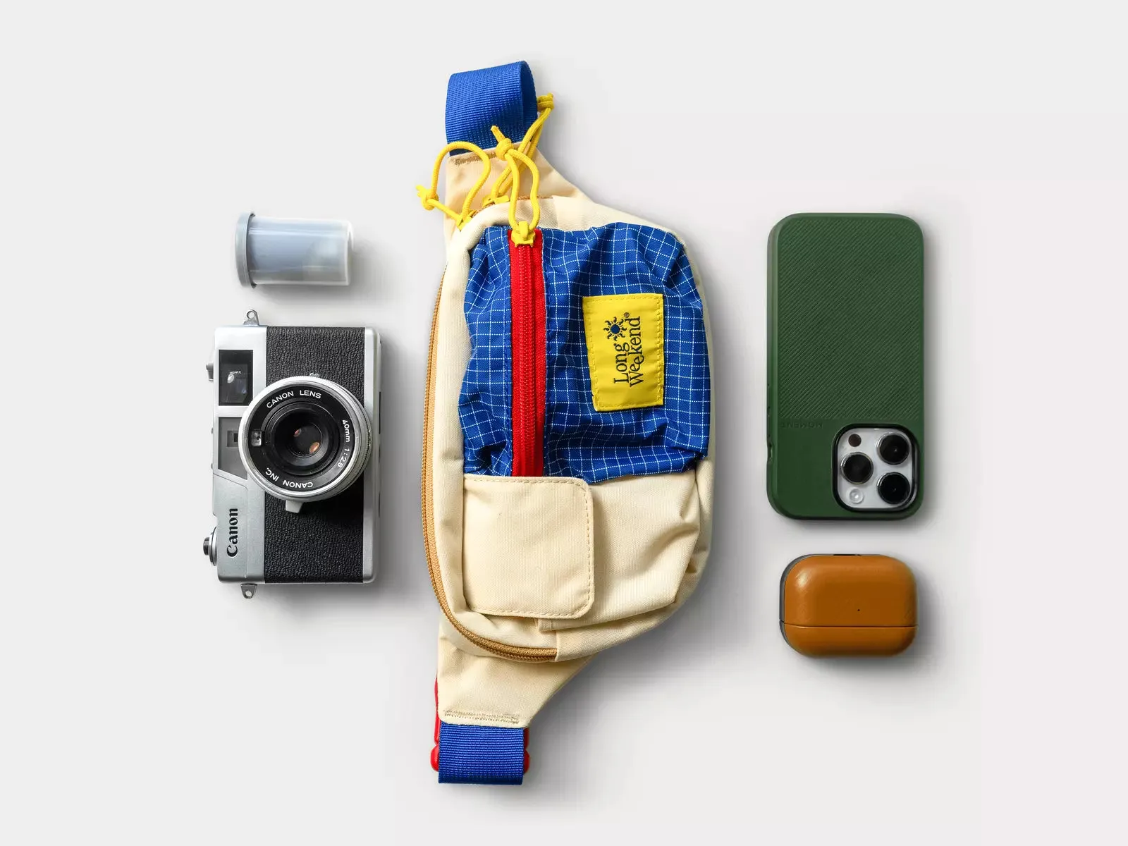 Long Weekend Monterey Sling - Creme Multi