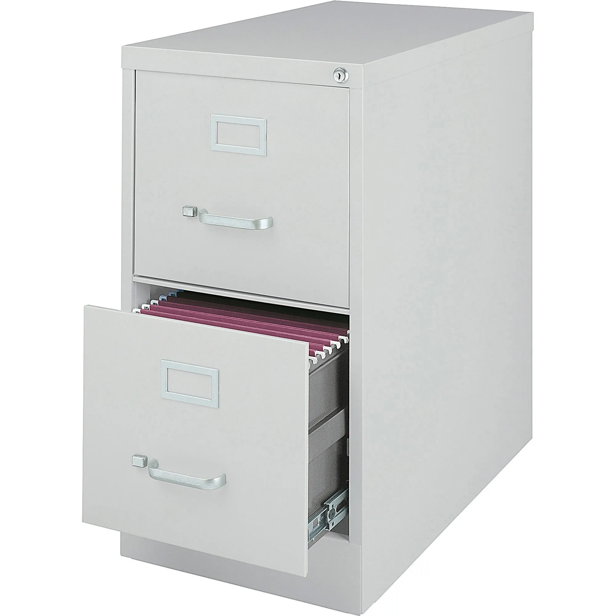 Lorell Fortress Series 28.5'' Letter-size Vertical Files - 2-Drawer