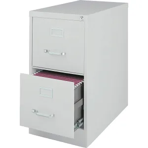 Lorell Fortress Series 28.5'' Letter-size Vertical Files - 2-Drawer