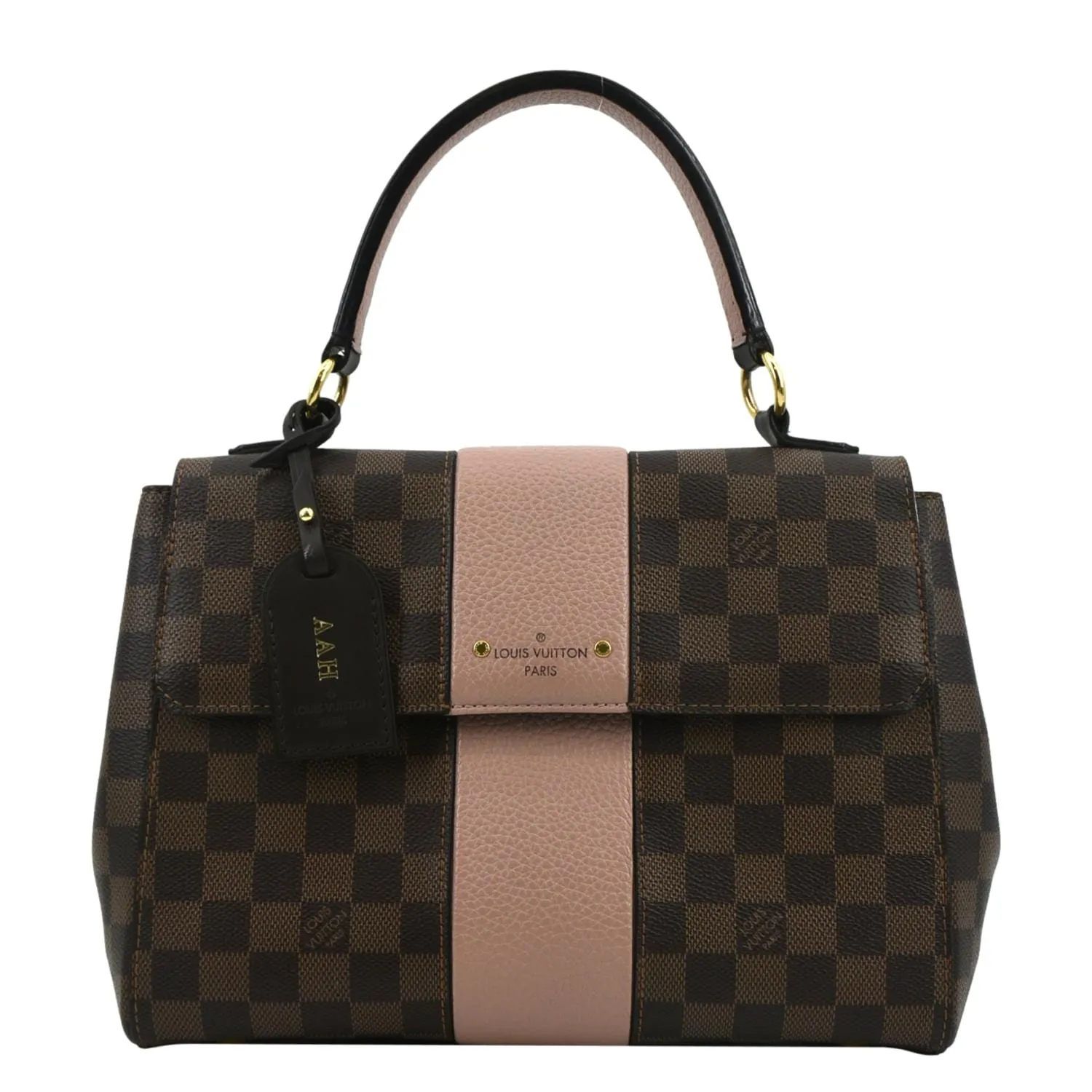 LOUIS VUITTON Bond Street MM Damier Ebene Crossbody Bag Magnolia