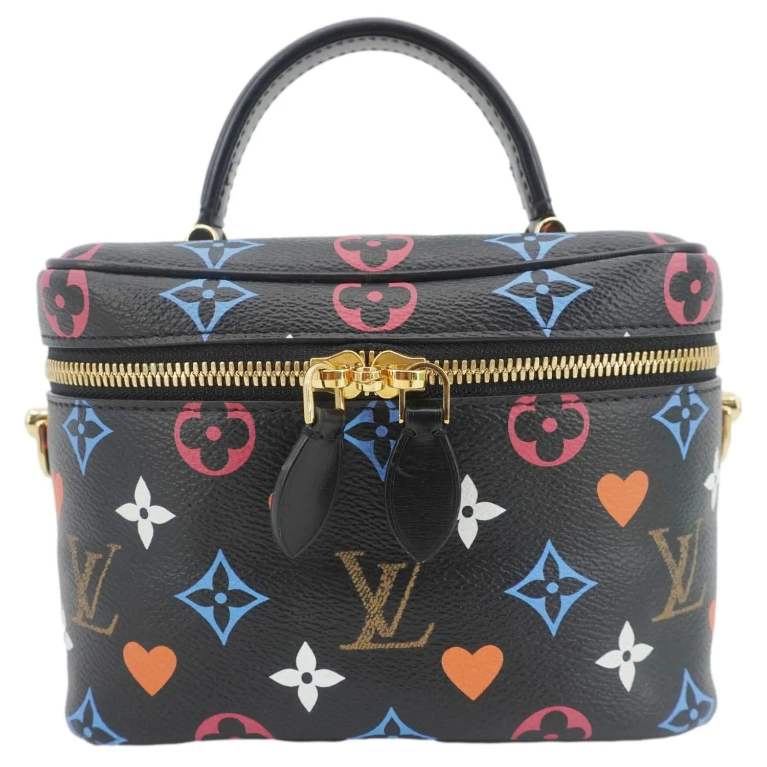 LOUIS VUITTON Game On Vanity PM Monogram Canvas Shoulder Bag Black