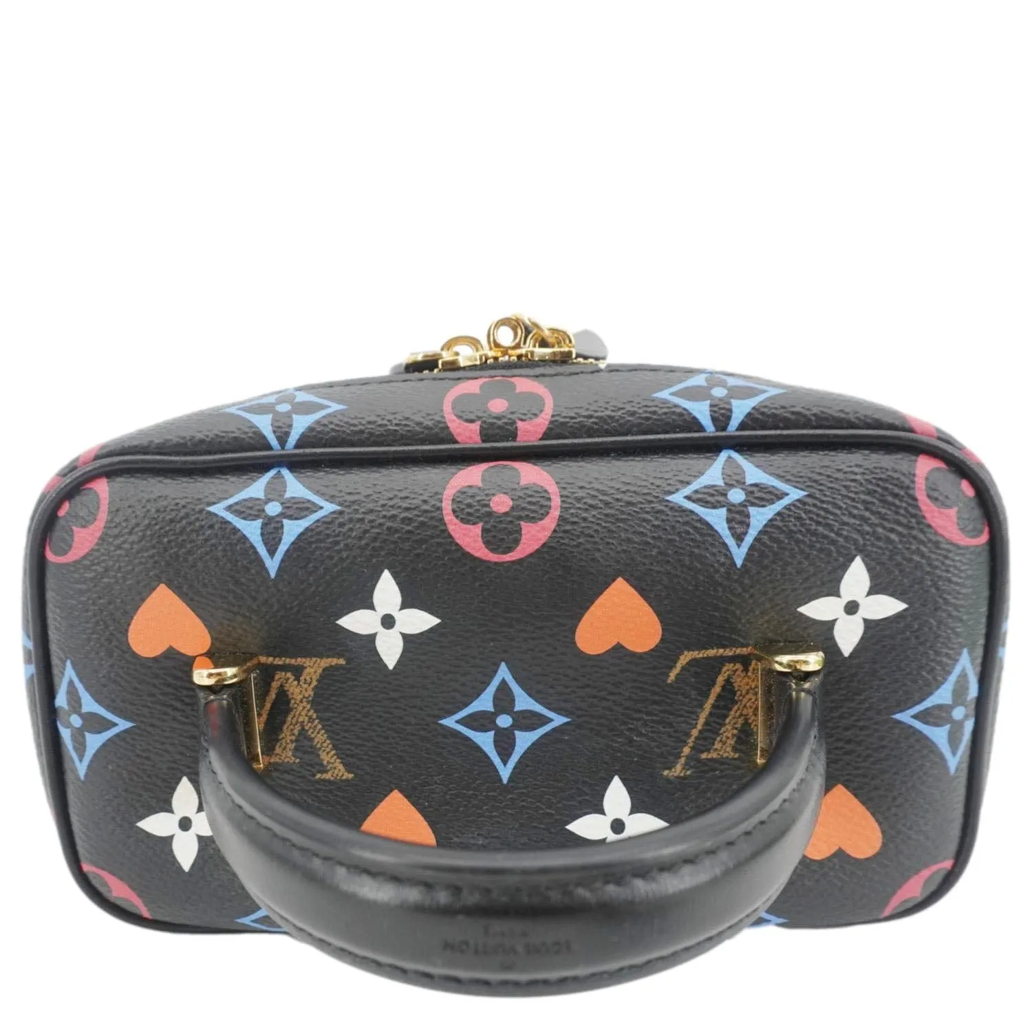 LOUIS VUITTON Game On Vanity PM Monogram Canvas Shoulder Bag Black