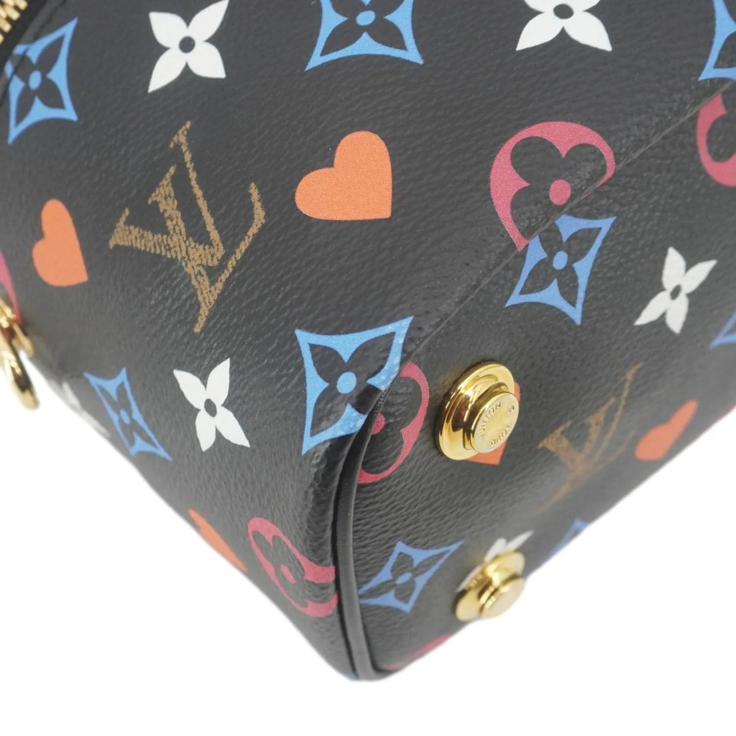 LOUIS VUITTON Game On Vanity PM Monogram Canvas Shoulder Bag Black