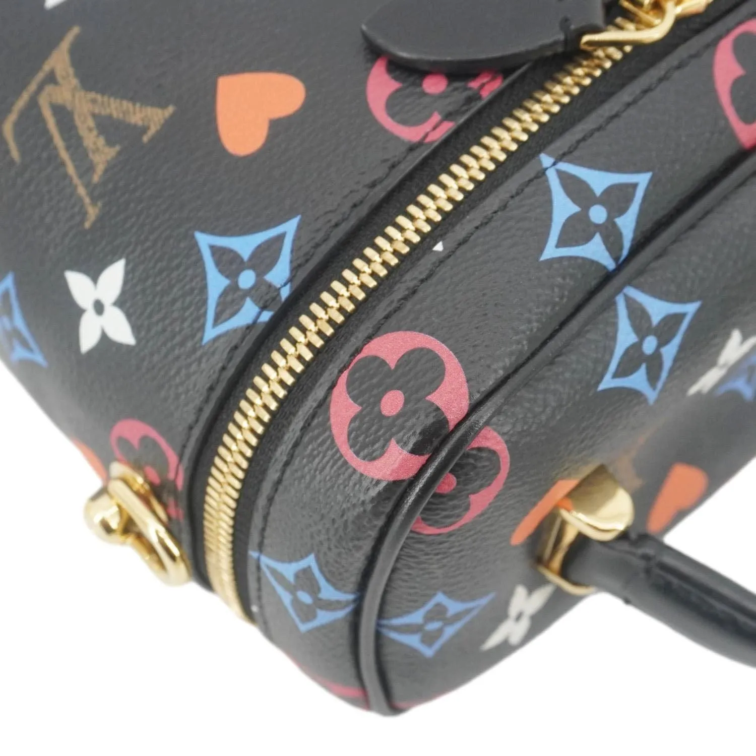 LOUIS VUITTON Game On Vanity PM Monogram Canvas Shoulder Bag Black