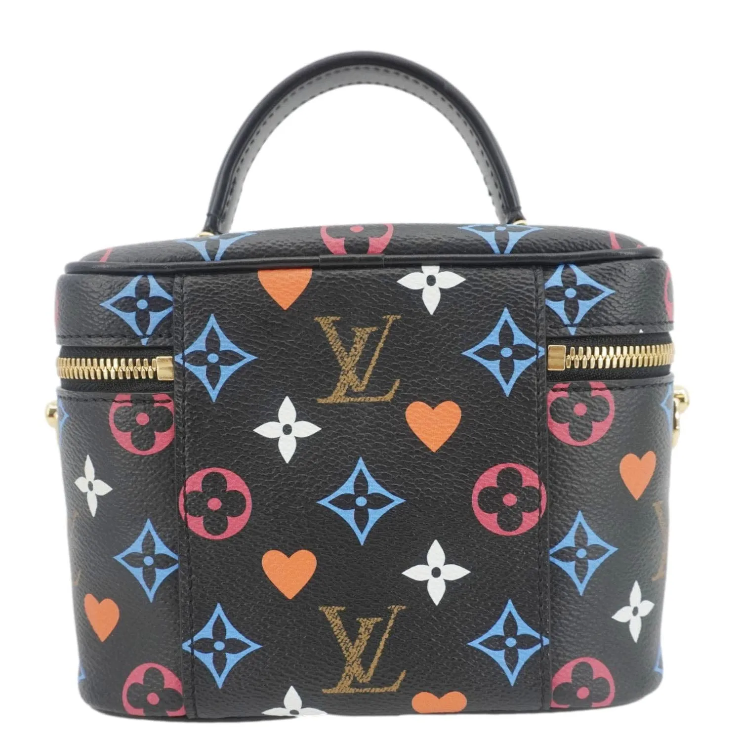 LOUIS VUITTON Game On Vanity PM Monogram Canvas Shoulder Bag Black